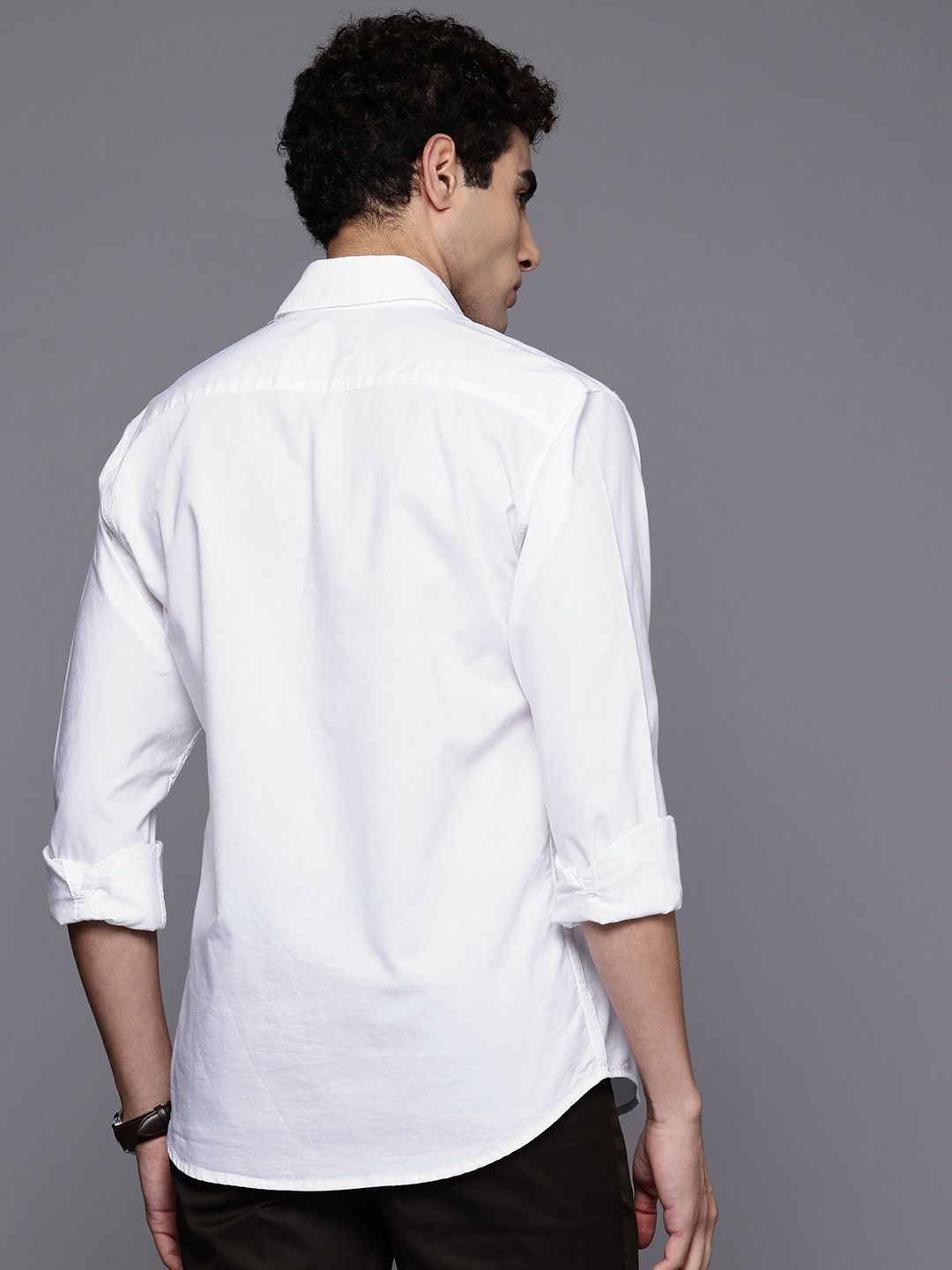 Raymond Slim Fit Pure Cotton Casual Shirt