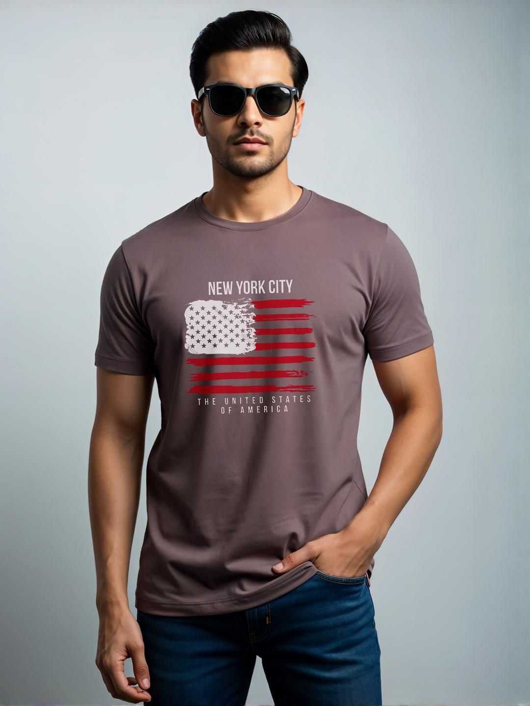 ADRO Men Lavender Tshirts