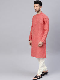 SOJANYA Mandarin Collar Straight Kurta