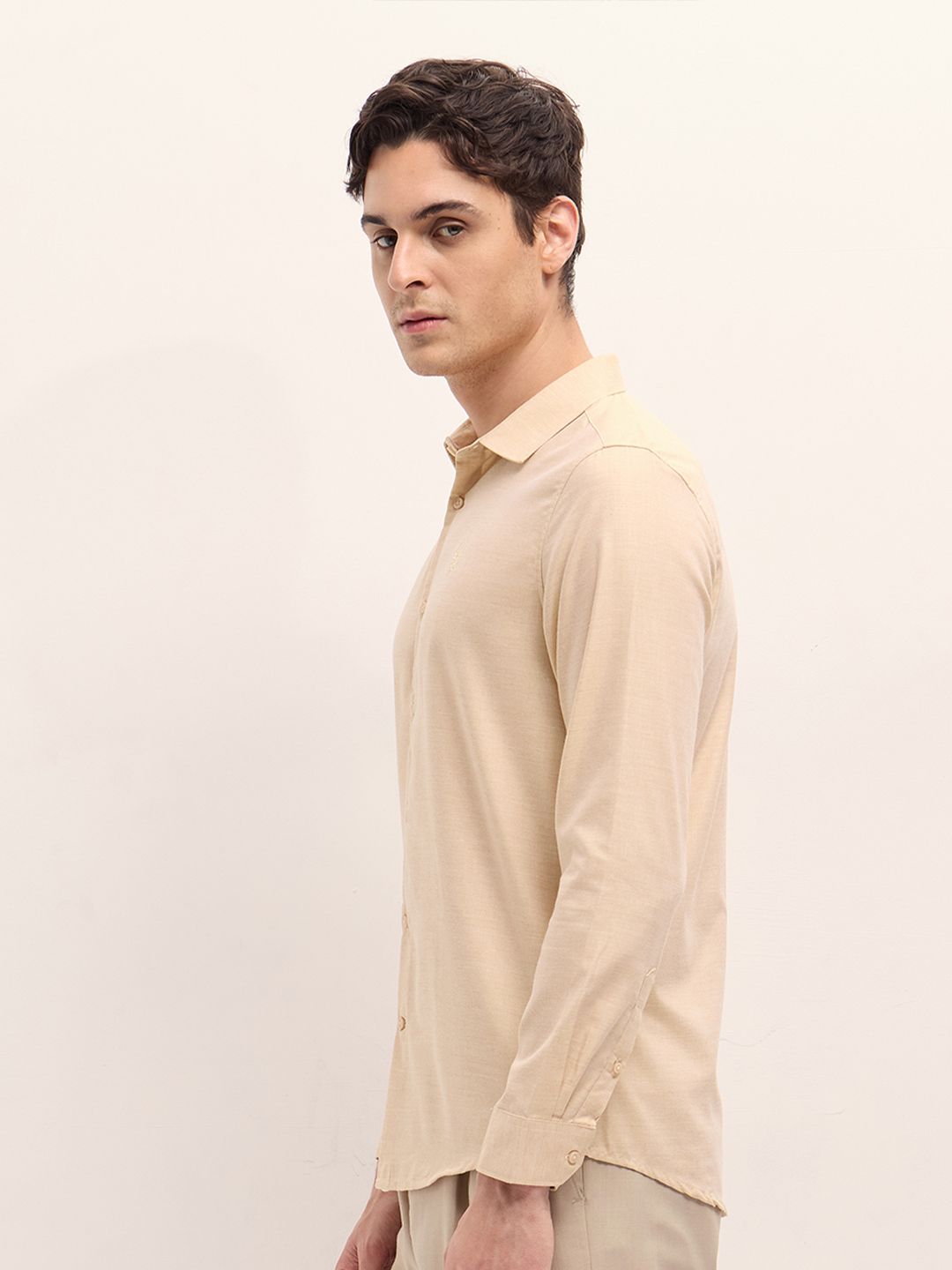 THE BEAR HOUSE Men Tailored Fit Opaque Formal Shirt