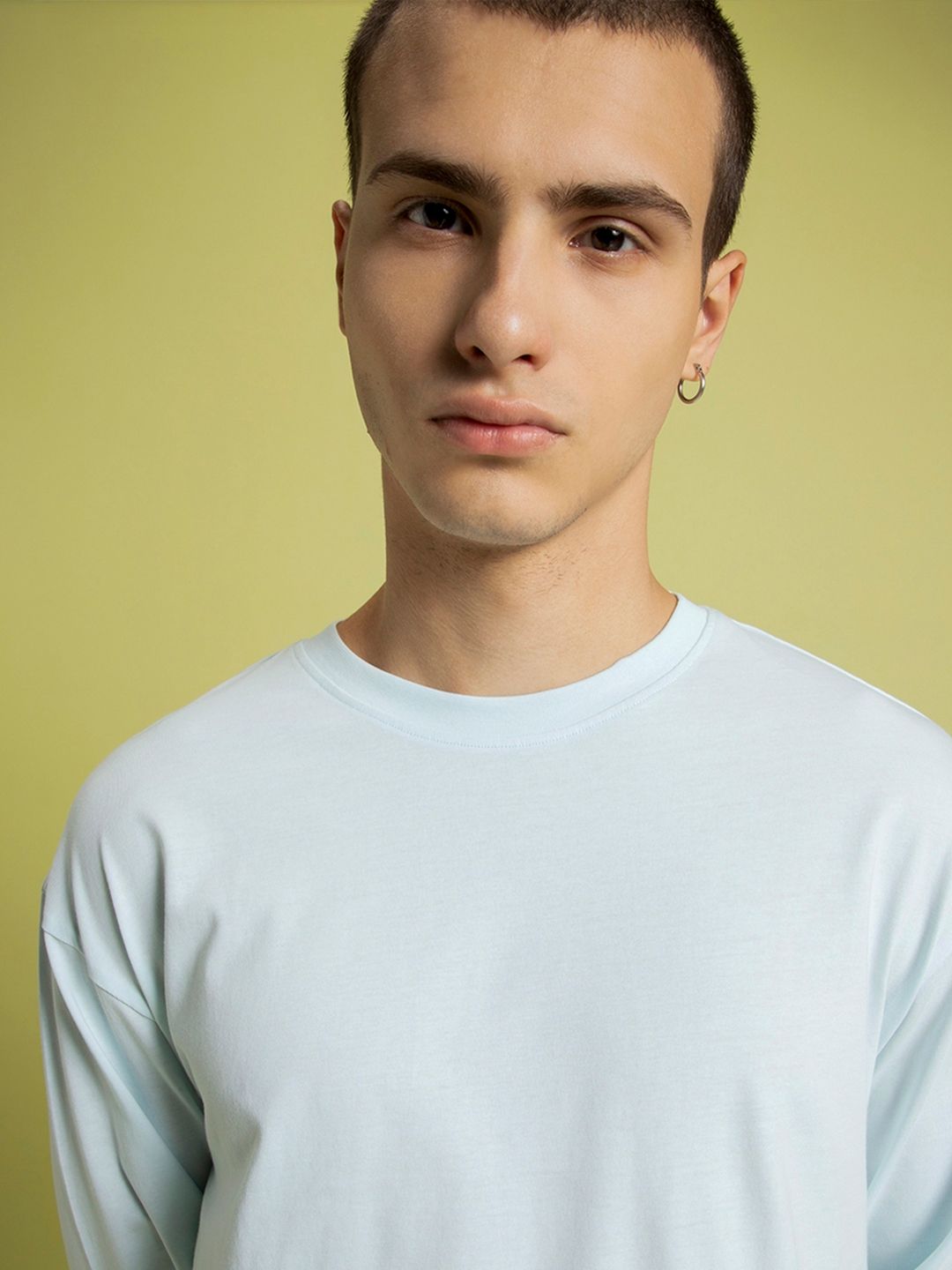 Bewakoof Drop-Shoulder Sleeves Oversized Cotton T-shirt