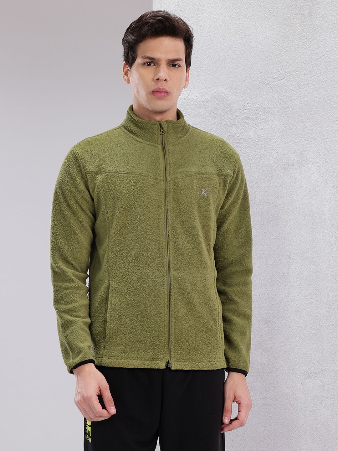 HRX by Hrithik Roshan Mock Collar Sweatshirt