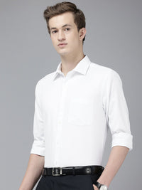 Park Avenue Slim Fit Textured Formal Shirt