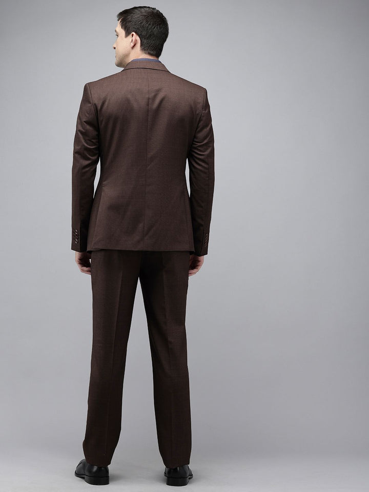Park Avenue Self Designed Notched Lapel Collar 2 Piece Party Suit