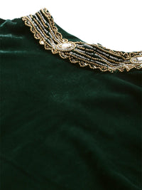 all about you Embellished Velvet Finish Sheath Dress
