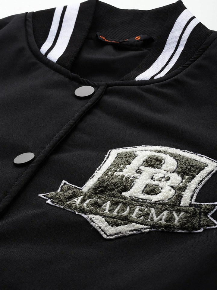 DressBerry Applique Detail Bomber Jacket