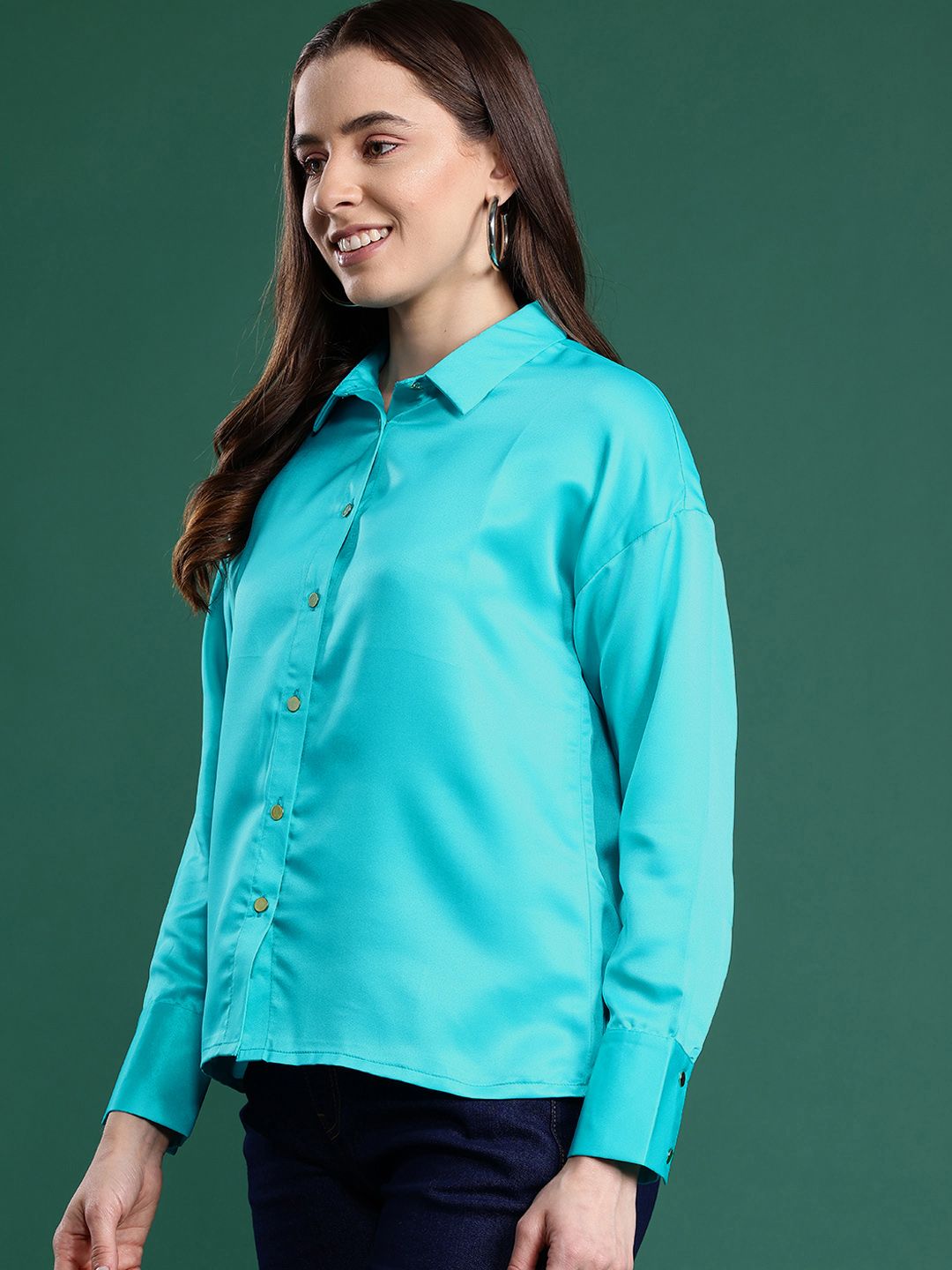 DressBerry Satin Finish Party Shirt