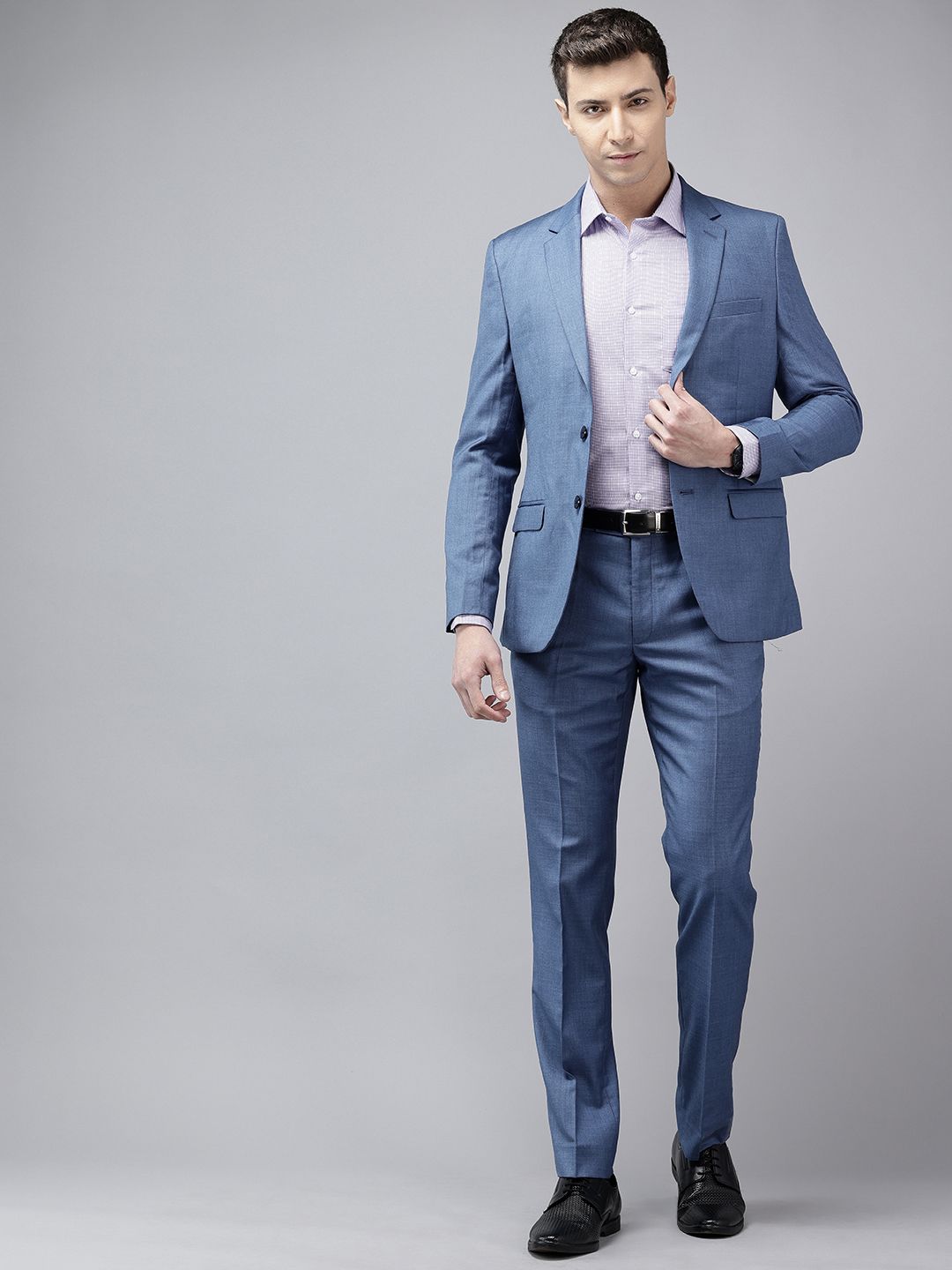 Park Avenue Slim Fit Single-Breasted Two-Piece Party Suit