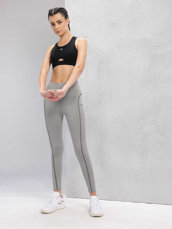 HRX by Hrithik Roshan Women Typography Printed Rapid-Dry Running Tights