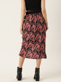 Antheaa Floral Wrap Skirt