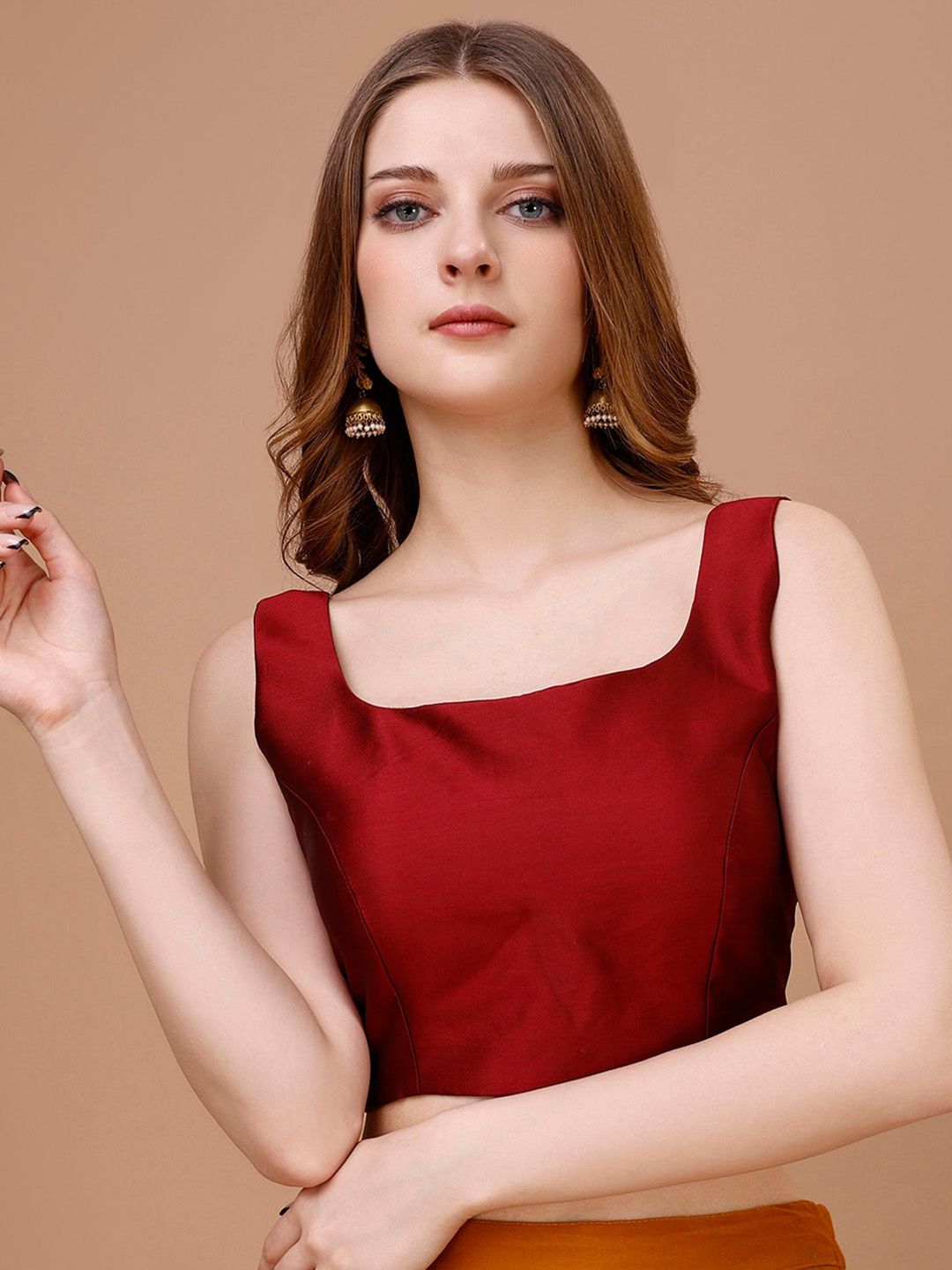 Tikhi Imli Taffeta Saree Blouse