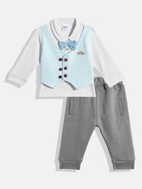 Moms Love Infant Boys Pure Cotton T-shirt With Joggers