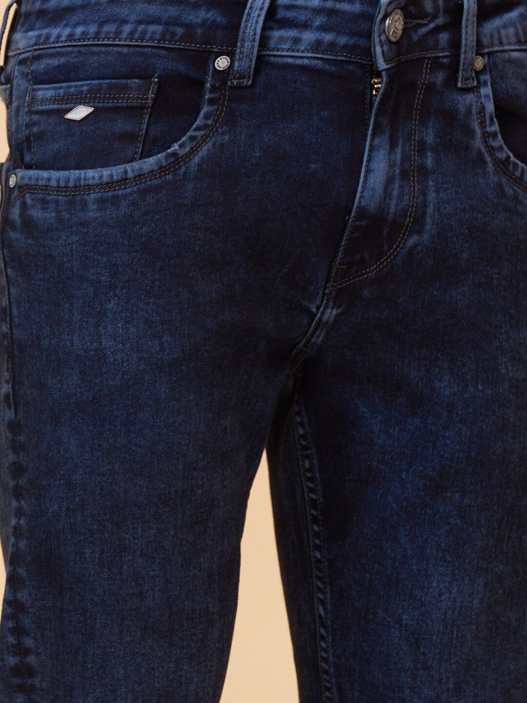 Being Human Men Slim Fit Mid Rise Clean Look Light Fade Jeans