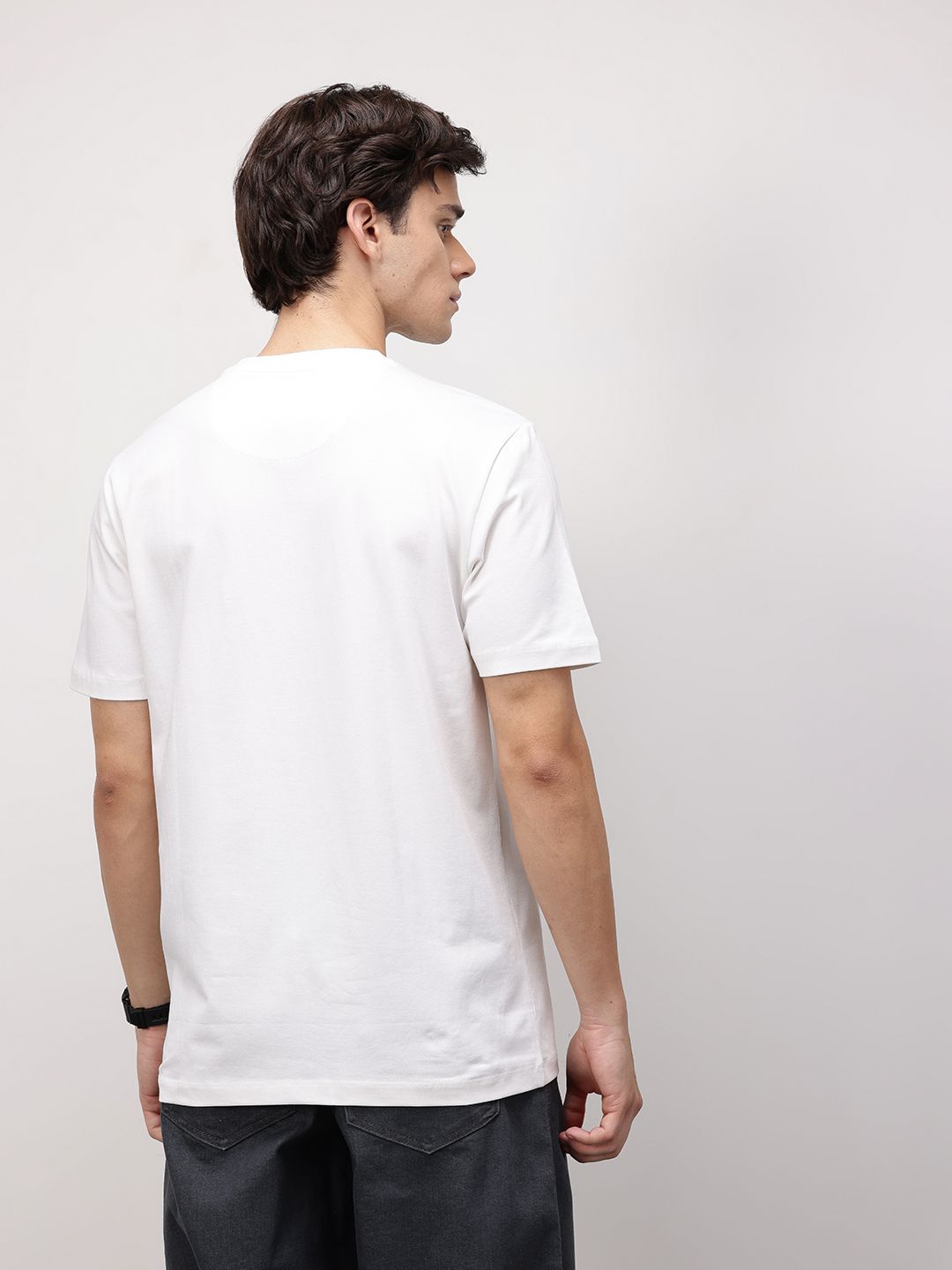 ether Men Grower Floral Printed Comfort Fit T-shirt