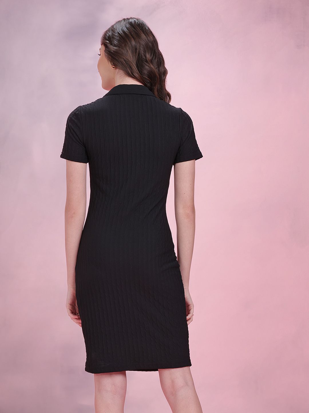 DressBerry Textured Bodycon Dress