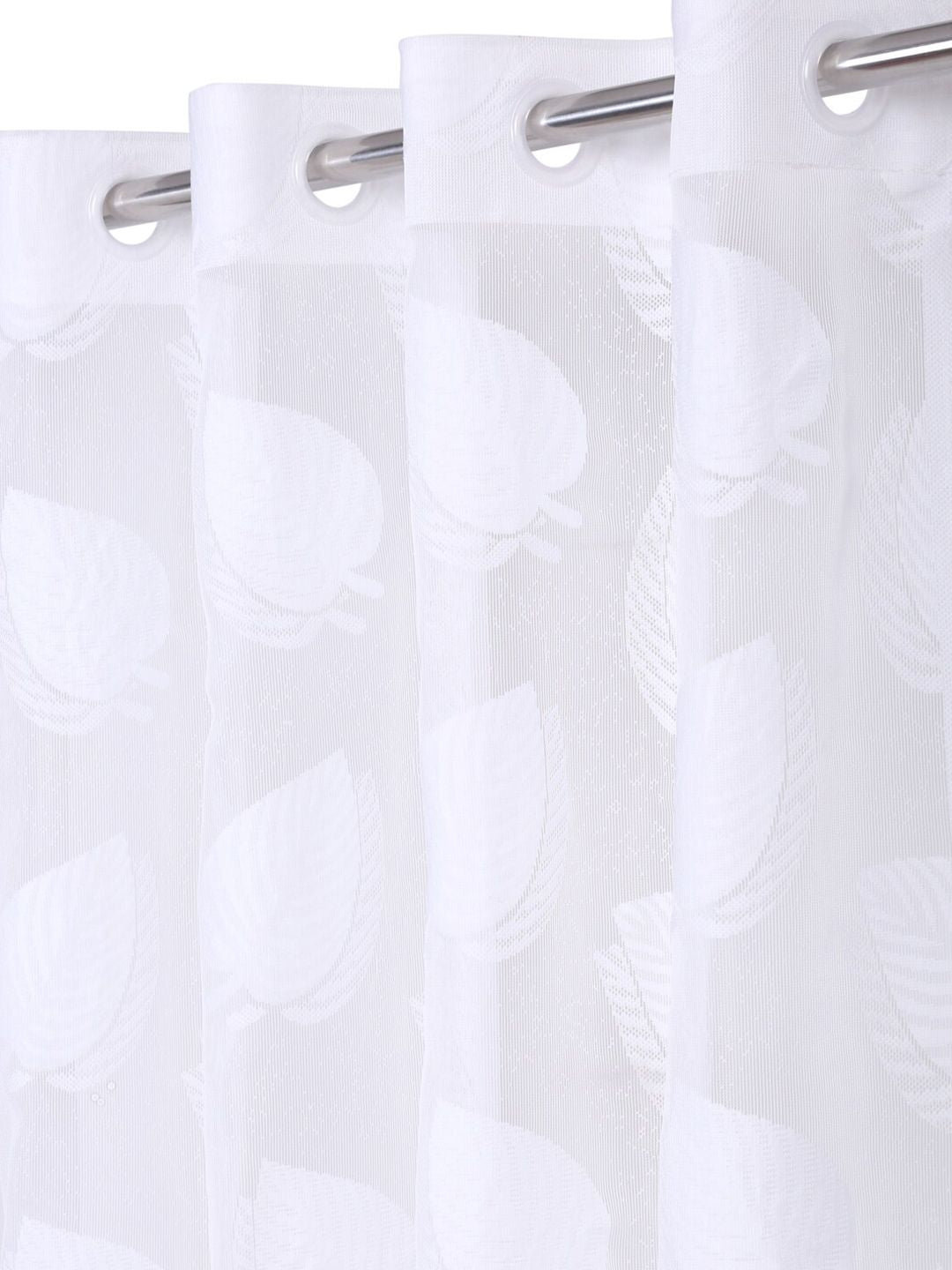 HOSTA HOMES White Floral Window Curtain