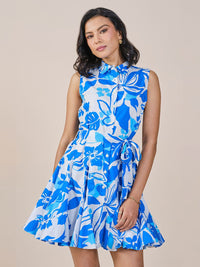 AND Women Floral Print Midi Wrap Dress