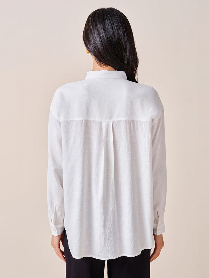 AND Solid Shirt Style Top