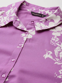 DressBerry Women Floral Printed Casual Shirt