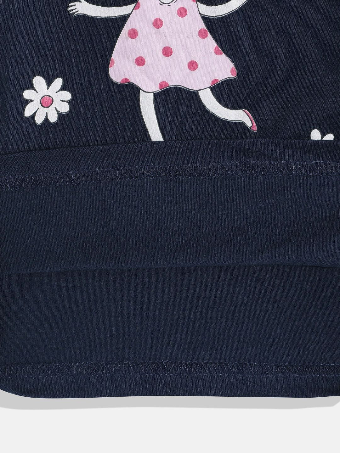Moms Love Kids Girls Printed Pure Cotton Clothing Set