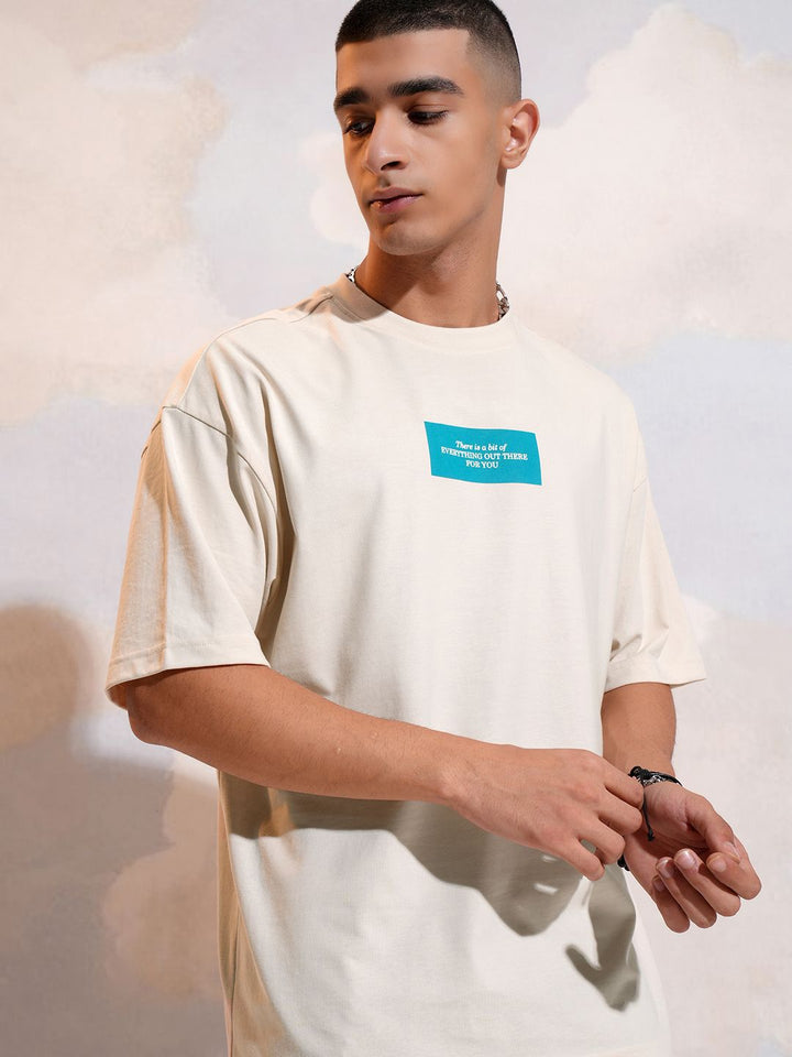 T-Shirt Bercetak Highlander Lelaki Collorblocked