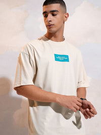 T-Shirt Bercetak Highlander Lelaki Collorblocked