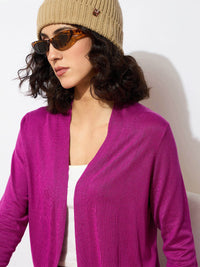 SASSAFRAS Longline Open-Front Acrylic Shrug