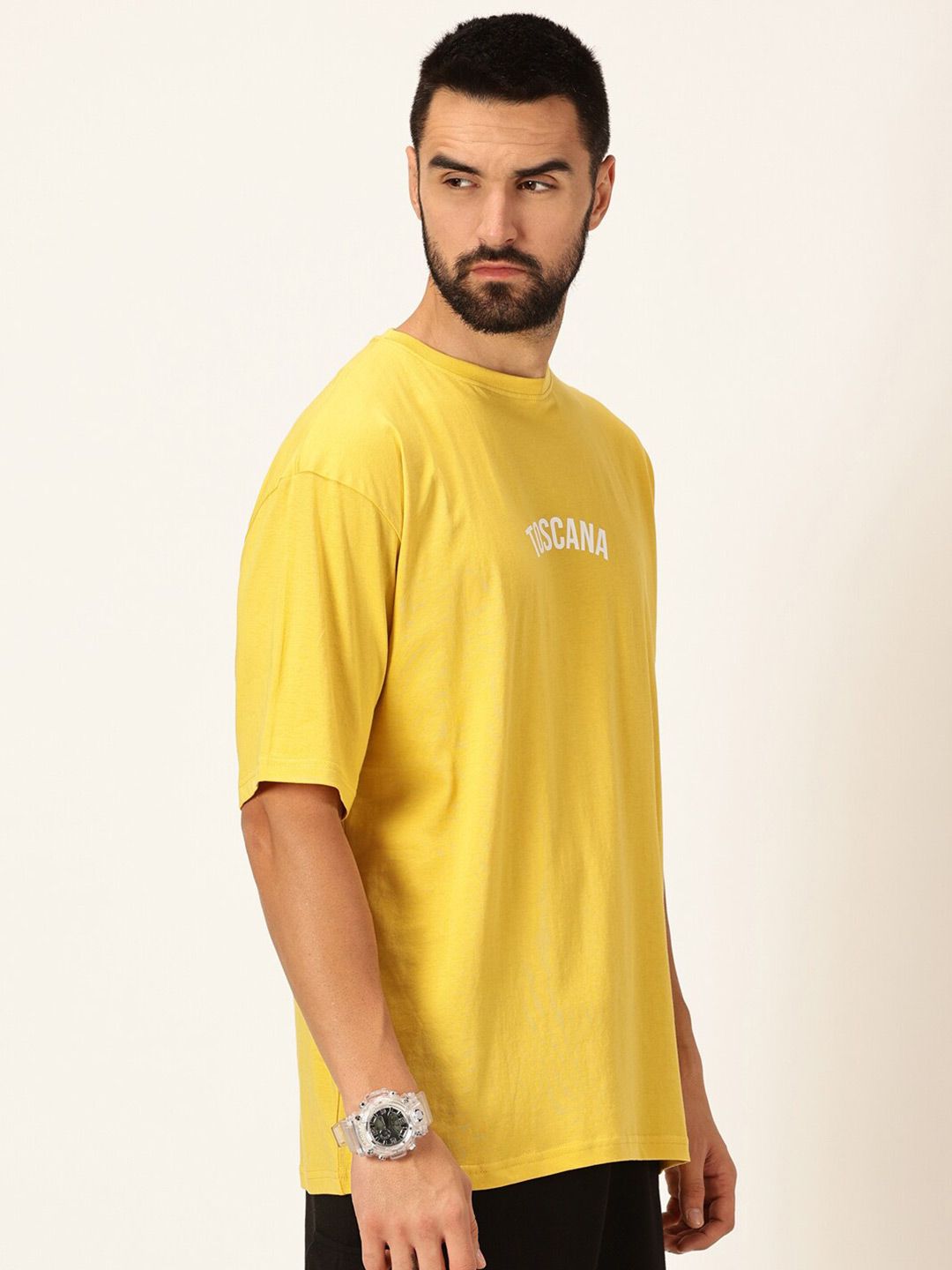 Thomas Scott Graphic Printed Round Neck Drop-Shoulder Sleeves Bio Finish T-shirt