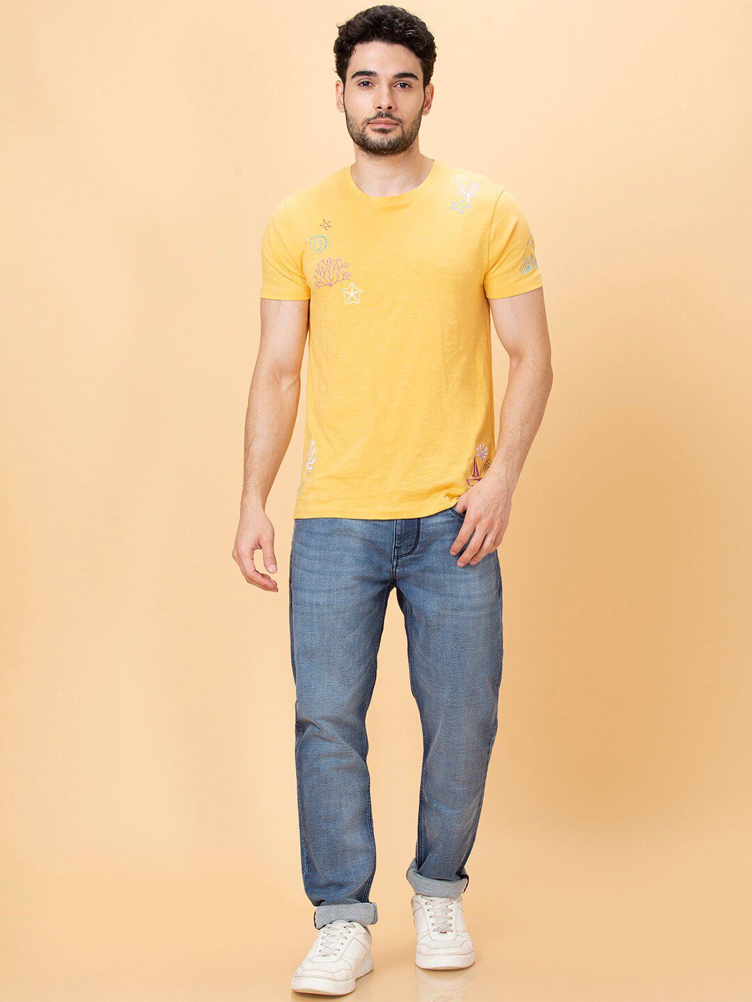 Being Human Men Skinny Fit Light Fade Jeans