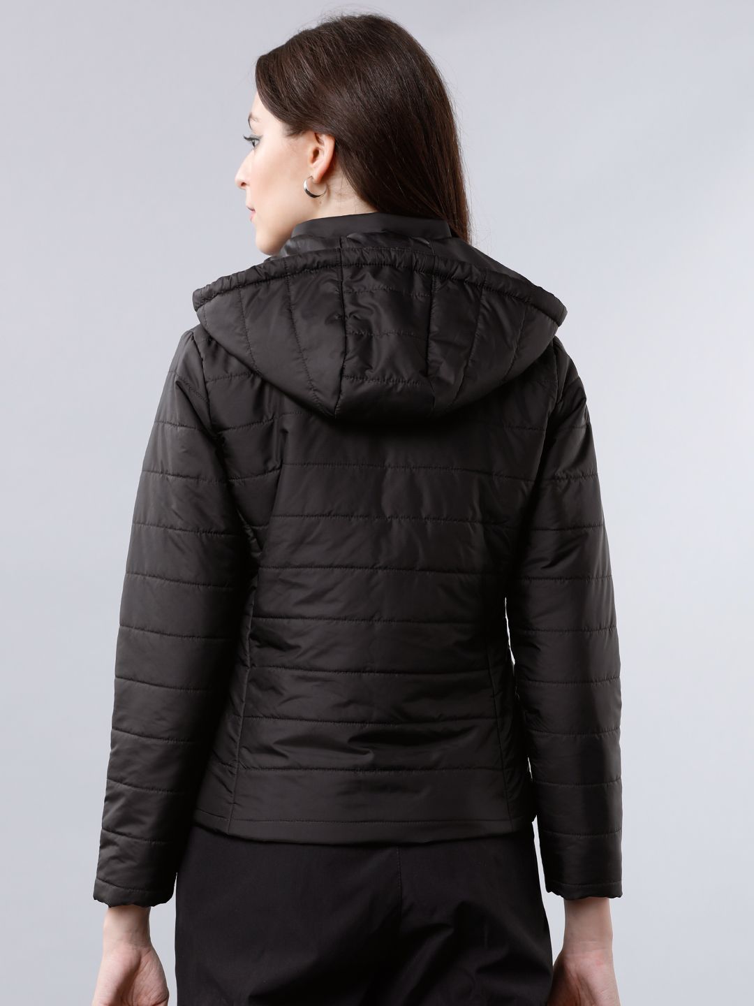 Tokyo Talkies Women Black Solid Jacket
