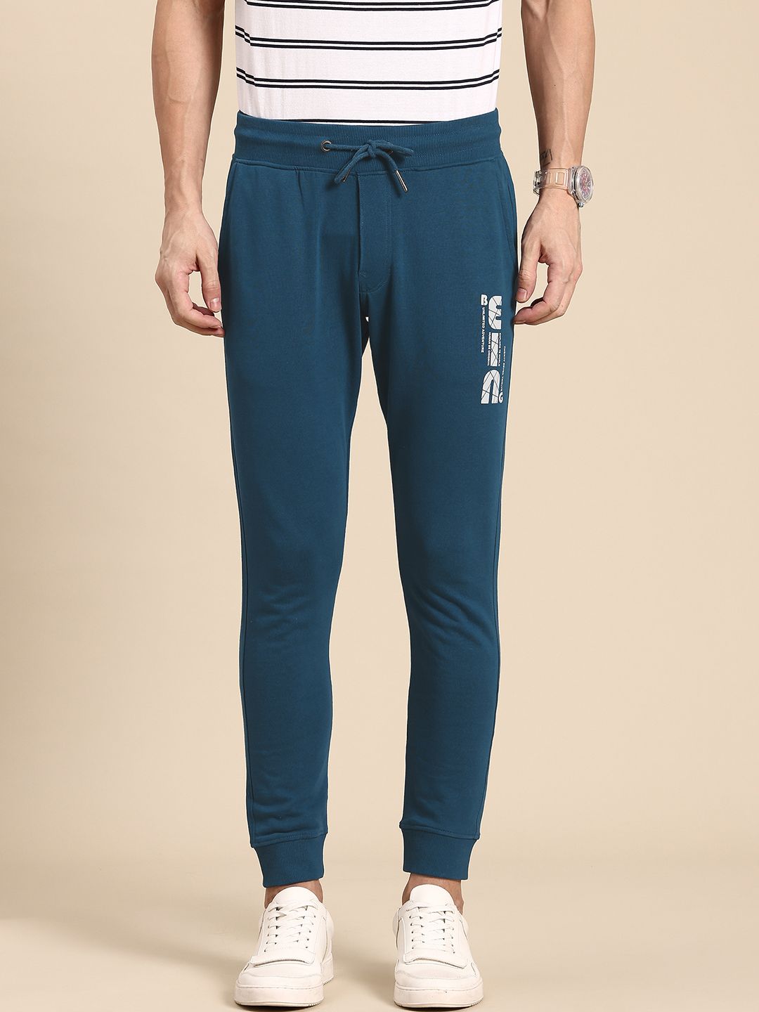Being Human Printed Detail Joggers