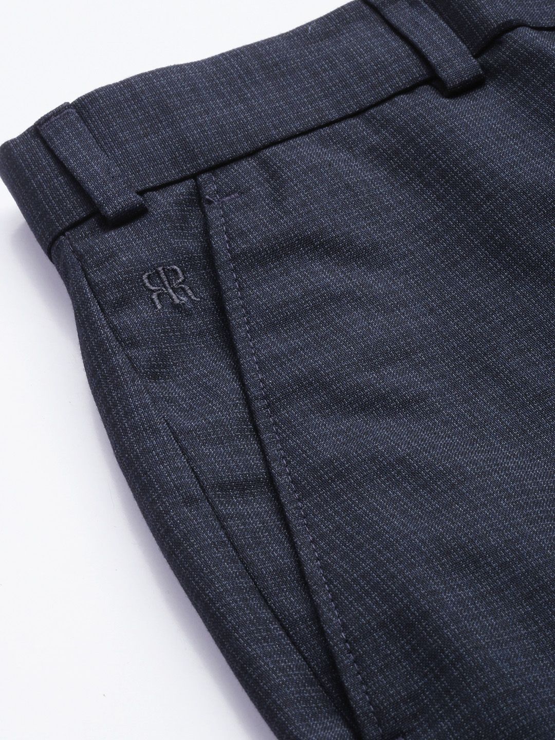 Raymond Men Checked Slim Fit Formal Trousers