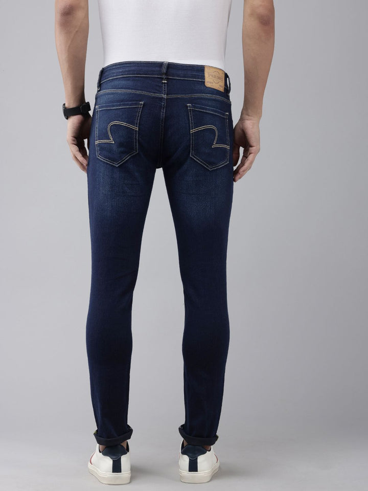 SPYKAR Men Skinny Slim Fit Low-Rise Light Fade Stretchable Jeans