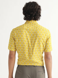 RARE RABBIT Men Braga Slim Fit Geometric Printed Shirt