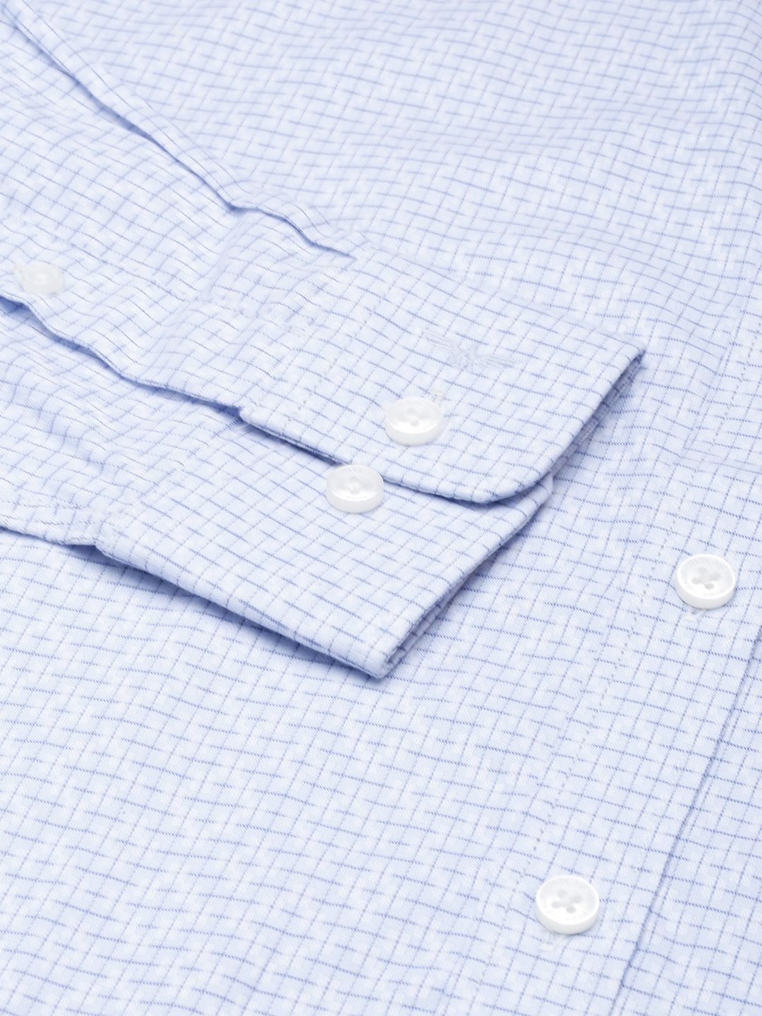 Park Avenue Men Grid Tattersall Checked Pure Cotton Formal Shirt