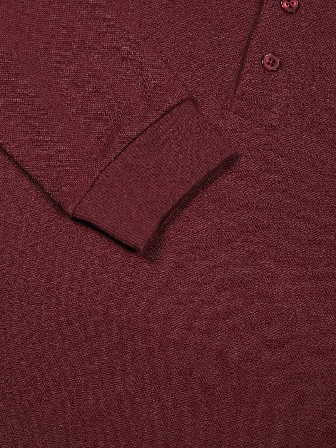 Thomas Scott Men Solid Polo Collar T-shirt