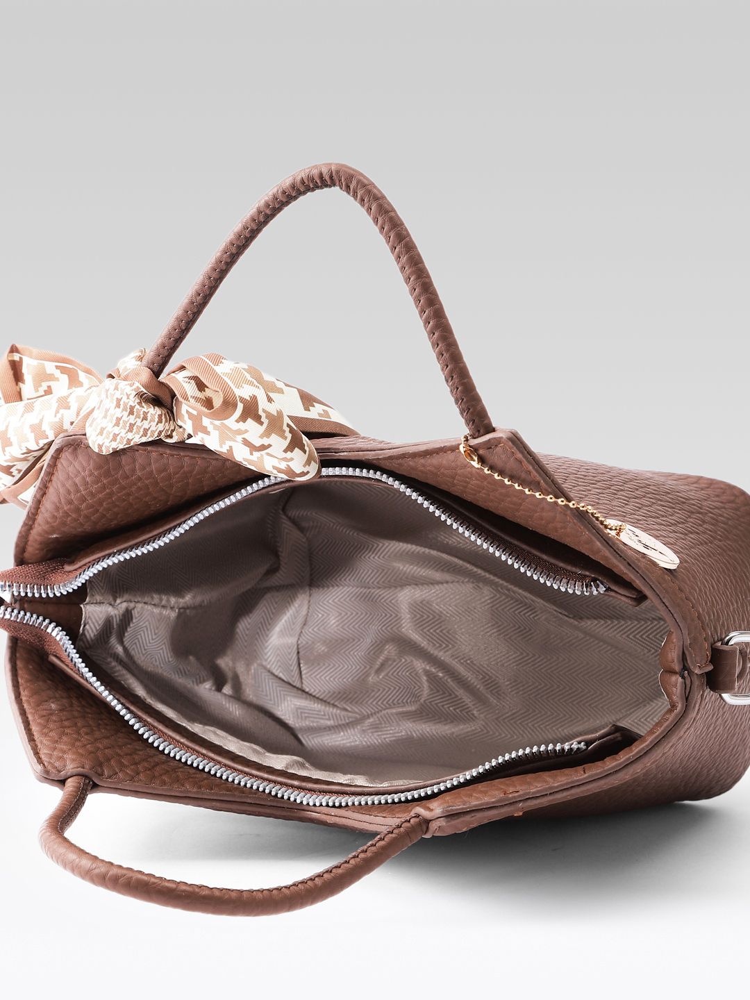 all about you Structured Handheld Bag with Bow Detail