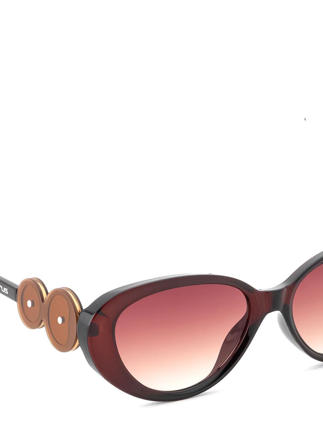 IRUS by IDEE Women Oval Sunglasses with UV Protected Lens IRS1347C2SG