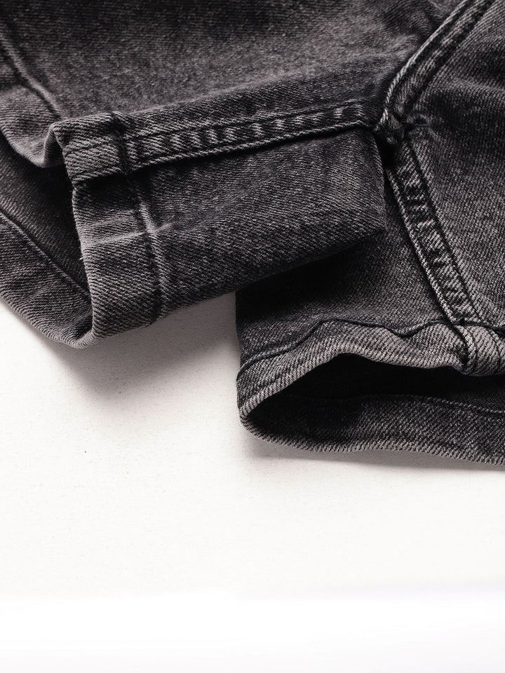 DressBerry Women High-Rise Denim Shorts