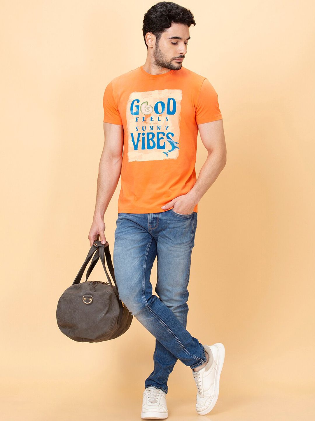 Being Human Men Slim Fit Mid Rise Clean Look Heavy Fade Jeans