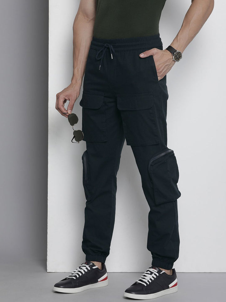 The Indian Garage Co Men Cotton Cargos Trousers