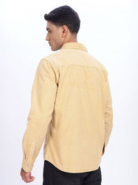 Eszett Long Sleeves Spread Collar Opaque Pure Cotton Regular Fit Casual Shirt