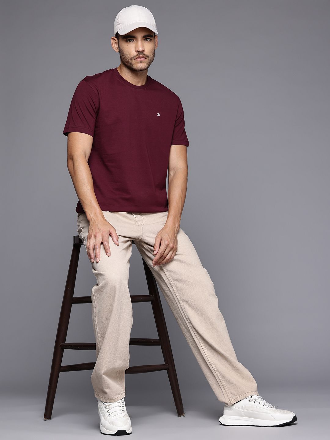 Raymond Pure Cotton Regular Fit T-shirt