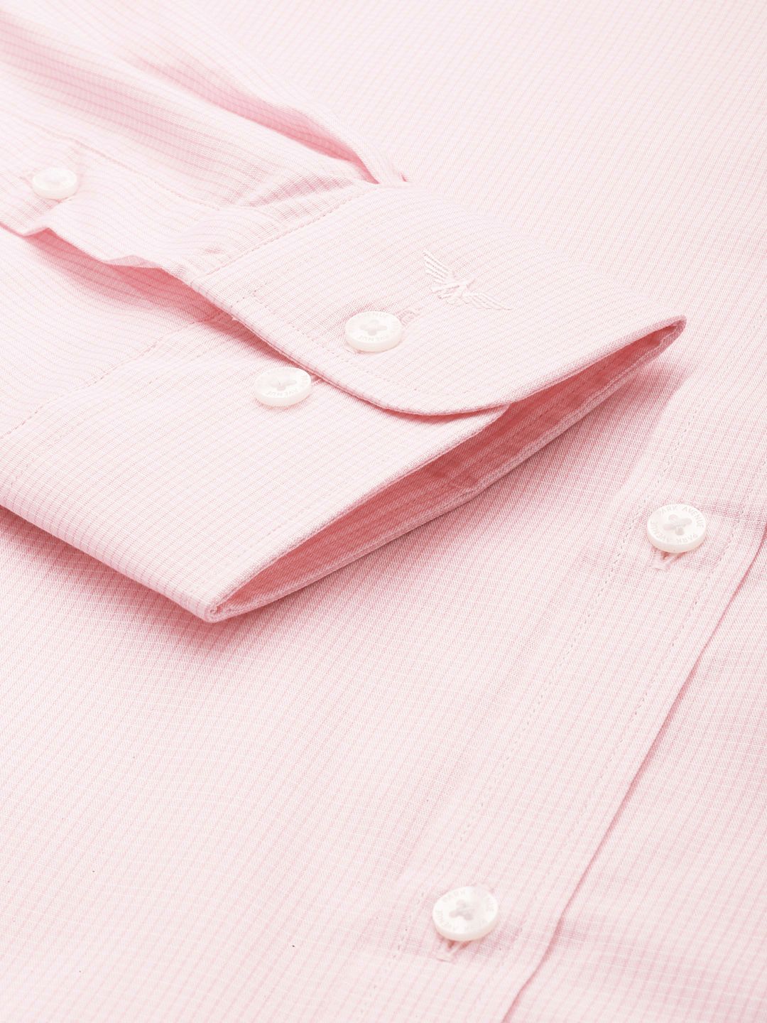 Park Avenue Pure Cotton Slim Fit Micro Checked Formal Shirt