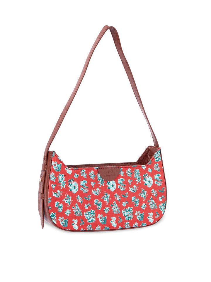 TEAL BY CHUMBAK Floral Printed Sling Bag