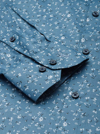 Park Avenue Slim Fit Floral Printed Formal Shirt