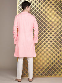 House of Pataudi Thread Work Straight Rozana Kurta