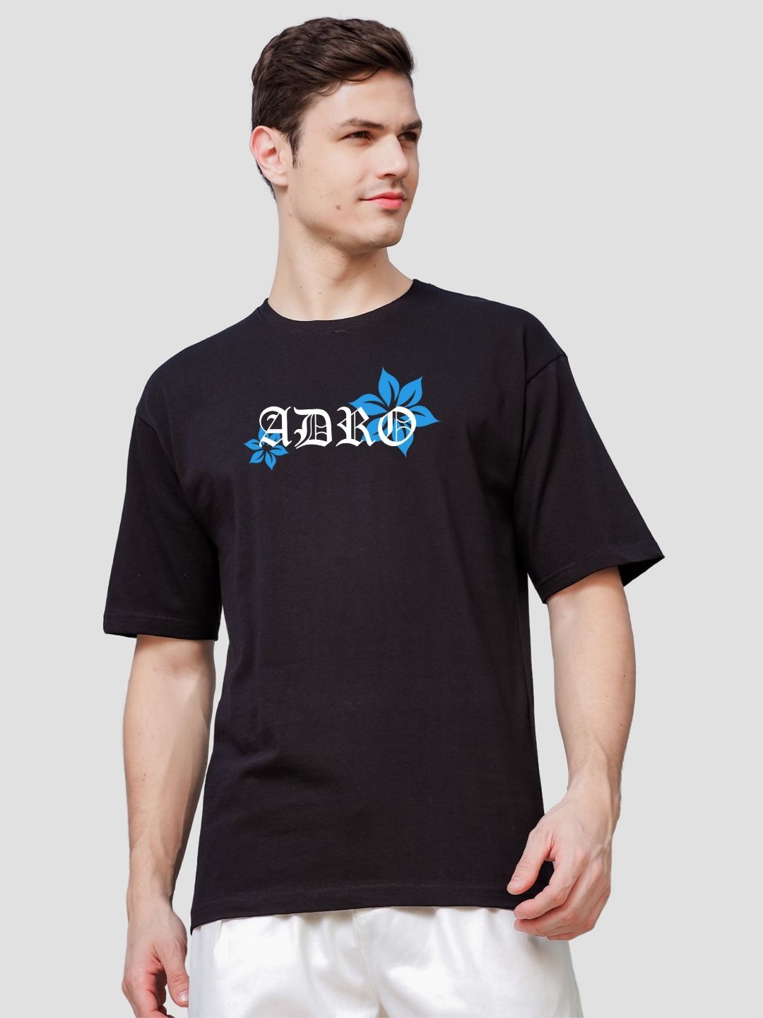 ADRO Men Typography Printed T-shirt