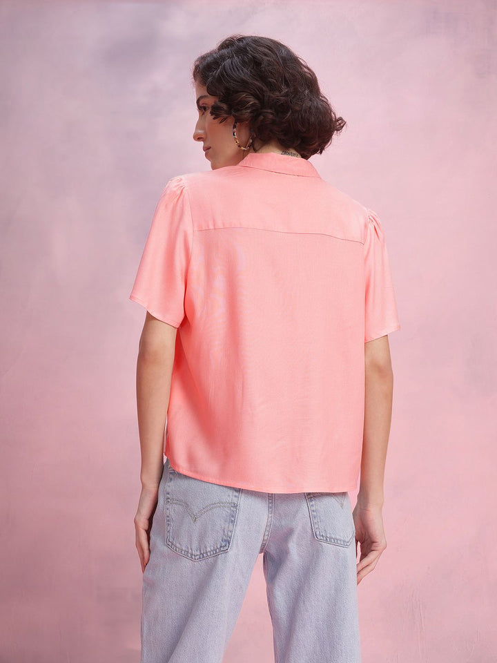 DressBerry Flared Sleeves Casual Shirt