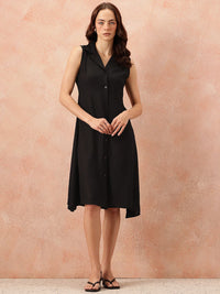all about you Notched Lapel Collar Button-Down Blazer Dress
